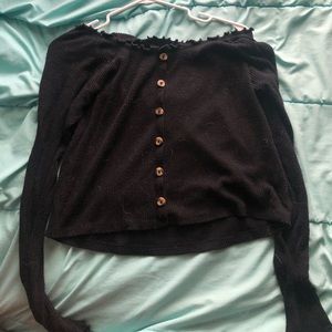 off the shoulder lettuce top